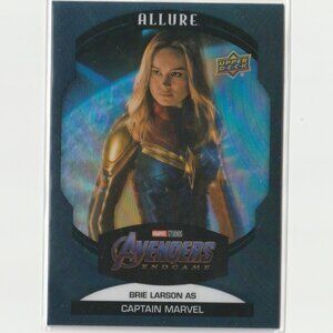 2022 Upper Deck Allure Marvel Black Rainbow BRIE LARSEN as CAPTAIN MARVEL #99